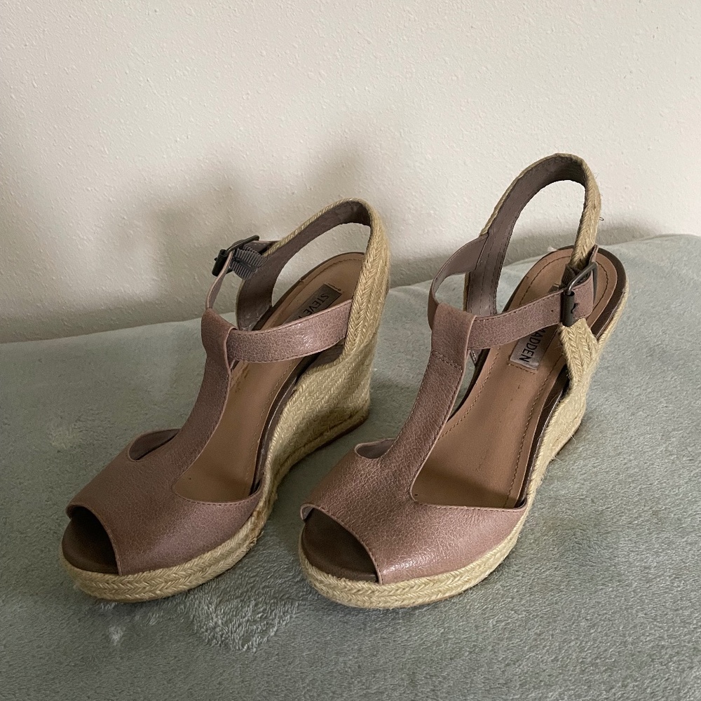 Steve Madden Woven Wedge Heels